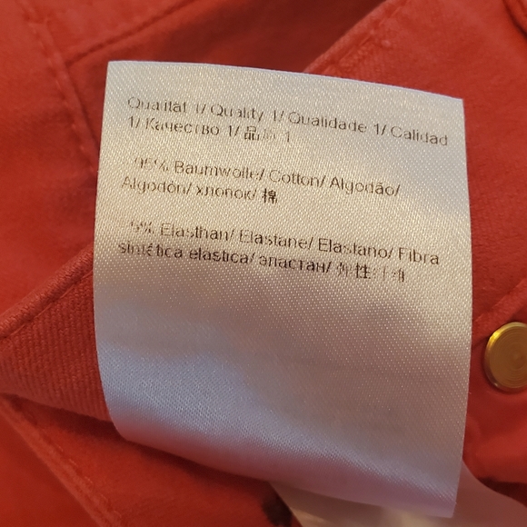 ESCADA Coral Jeans Sz EU 38 Flaws - Picture 9 of 12